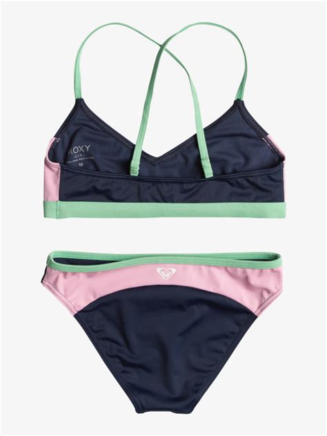 Ilacabo Active Conjunto de bikini deportivo para Niñas 6 16 Roxy