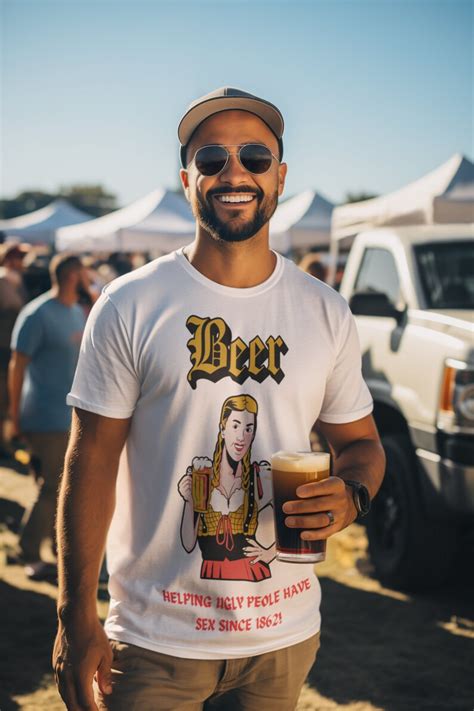 Beer Helping Ugly People Have Sex Since 1862 Tee Shirt Vintage Shirt Funny Unisex T Shirt