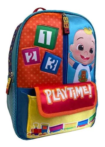 Mochila Infantil Cocomelon Playtime Original Cuotas Sin Inter S