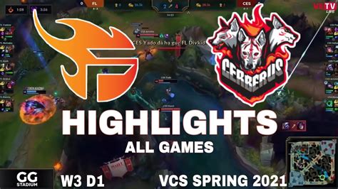 Highlight FL vs CES All Game VCS Mùa Xuân 2021 VCS Spring 2021