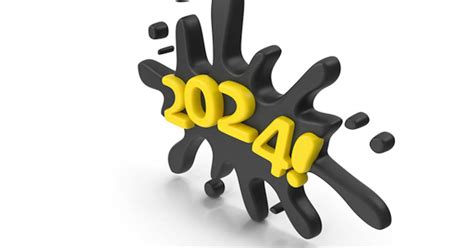 Comic Speech Bubble 2024 3D, Incl. number & year - Envato Elements