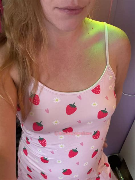 Braless In My Strawberry Dress Nudes Braless NUDE PICS ORG