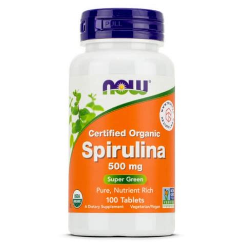 Now Foods Spirulina Mg Tabs Beneficios Corposflex