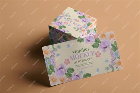 Premium Psd Big Paper Postcard Mock Up Design