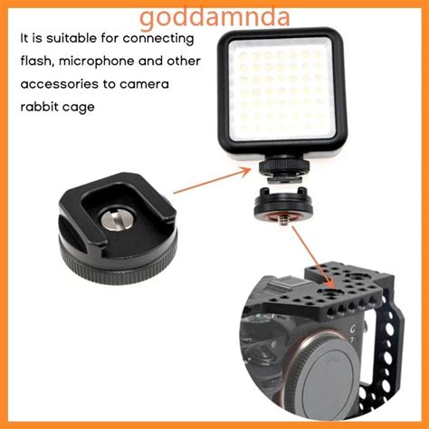 Godd Camera Hot Shoe Mount to 1 4 20 ขาตงกลองสกรอะแดปเตอร Fine Craftsmanship Shopee Thailand
