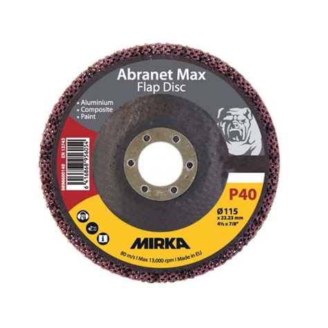 Disque à lamelles ABRANET MAX T29 115mm ALOX Abrasifs Online