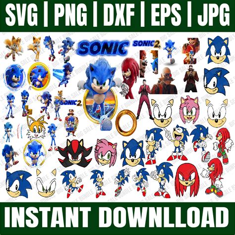 Bundle 300 Files Sonic The Hedgehog Svg Sonic Bundle Svg S Inspire