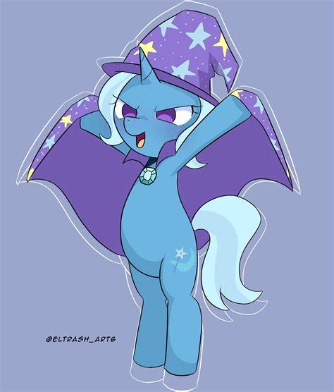 3397621 Safe Artist Eltrash Art6 Trixie Pony Unicorn G4 Belly