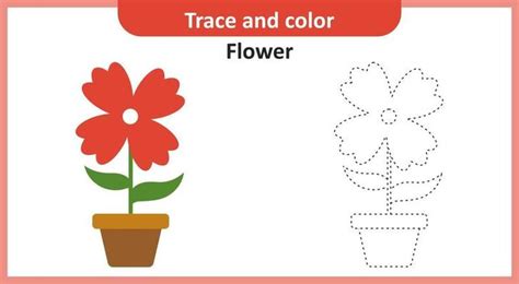 Flower Trace Vector Art, Icons, and Graphics for Free Download