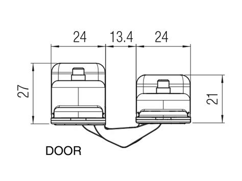 KOMBI Hybrid K1060 | Hybrid concealed door hinge | Krona Koblenz