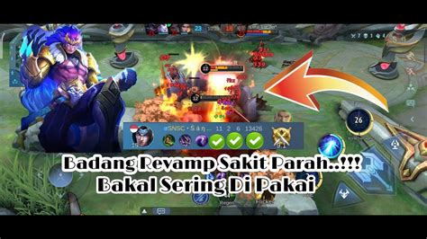 WAJIB COBA New Build BADANG Tersakit Damage Super Pedih Badang