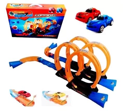 Pista Looping Super Corrida Tipo Hotwheels Carrinho Fric O Frete Gr Tis