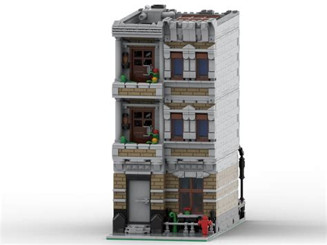 LEGO MOC New York City Apartments by Huebre | Rebrickable - Build with LEGO
