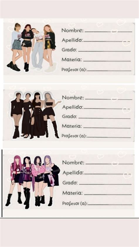 Para El Colegio Si Te Gusta Blackpink Blackpink Etiquetas Nombres