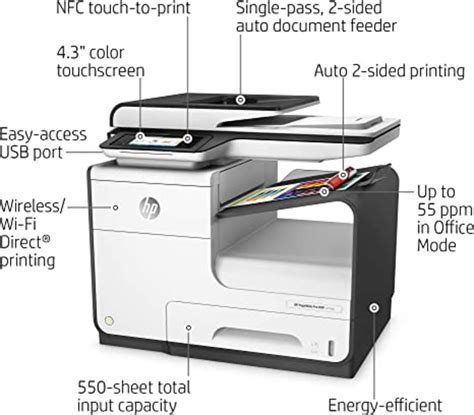 Hp Page Wide Pro 477dw Print Scan Copy Fax Multifunction Printer Exceldisc