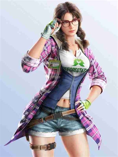 Tekken 7 Julia Chang Plaid Jacket The Movie Fashion