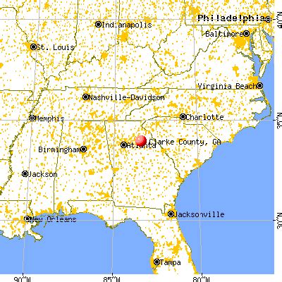 Clarke County, Georgia detailed profile - houses, real estate, cost of living, wages, work ...