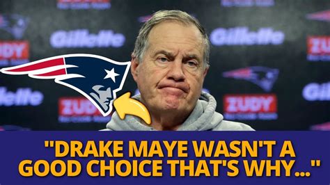 Bill Belichick Breaks The Silence And Controversial Opinion About Maye