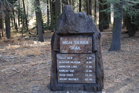 High Sierra Trail Backpacking