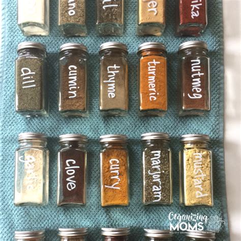 Step By Step Spice Drawer Organization Organizing Moms