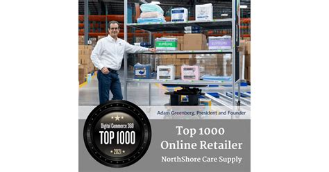 Northshore Care Supply Featured In Top 1000 List For 6th Consecutive