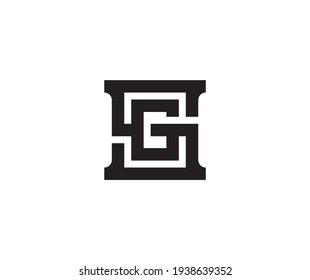 Sg Logo Initial Letter Design Vector Stock Vector (Royalty Free ...