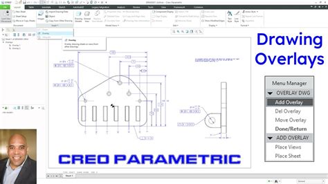 Creo Parametric Drawings How To Create Overlays YouTube