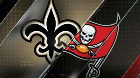 New Orleans Saints Vs Tampa Bay Buccaneers Saints Football New