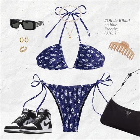 ICEBLINK Olivia Bikini บกนผายนลายดอก พรอมสง Shopee Thailand