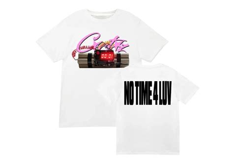 Corteiz No Time 4 Luv T Shirt White Step Up Sneakers