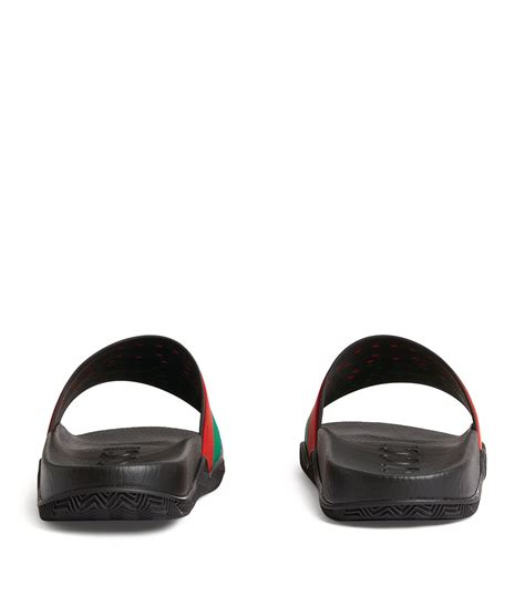 Gucci Black Interlocking G Slides Harrods Uk