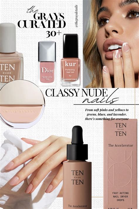 30 Classy Nude Nail Designs The Gray Details