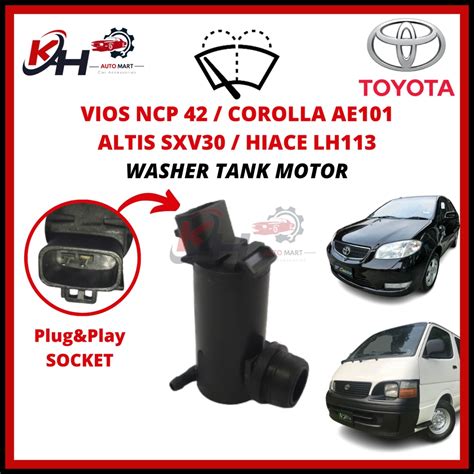 Toyota Vios Ncp Altis Ae Sxv Hiage Washer Tank Motor Air Wiper