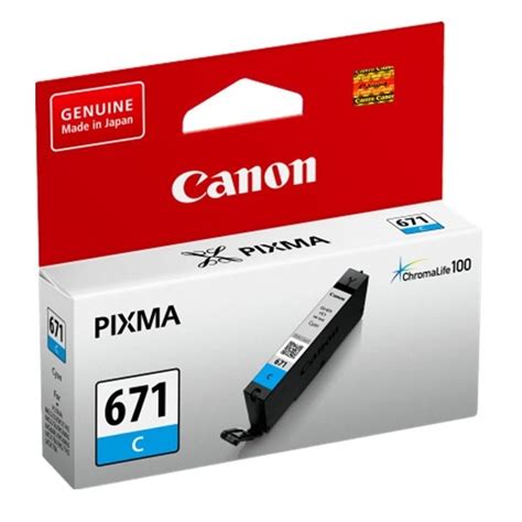 Canon Cli671c Cyan Ink Cartridge Elive Nz