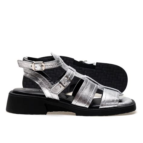 ᐉ Босоножки Bengzo Baldini 01394 р. 37 Серебряный (104362638) • Купить ...