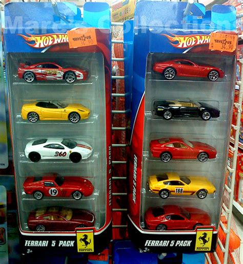 Marc S Collections Hot Wheels Ferrari 5 Pack