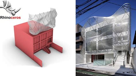 Wave Facade Design Rhino Grasshopper Tutorial Youtube