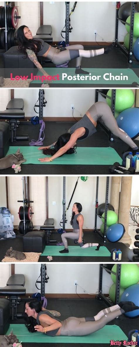 Low Impact Posterior Chain Workout Posterior Chain Exercises Workout