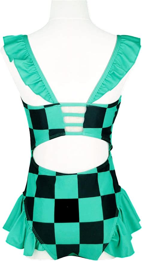 Buy Demon Slayer Tanjiro Nezuko Swimsuit Bikini Shinobu Kocho Kimono Cardigan Cover Up Beach