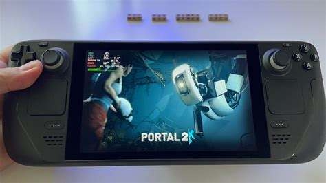 Portal 2 Steam Deck Handheld Gameplay Youtube