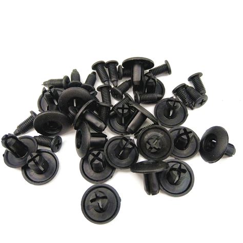 Frcy 20pcs Car Front Rear Fender Liner Fastener For Nissan Honda Toyota Auto Bumper Nylon Short