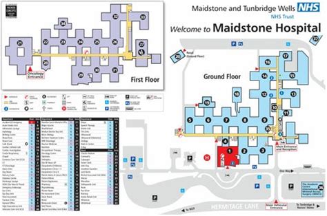 Maidstone Hospital Map by Maidstone and Tunbridge Wells NHS Trust - Issuu