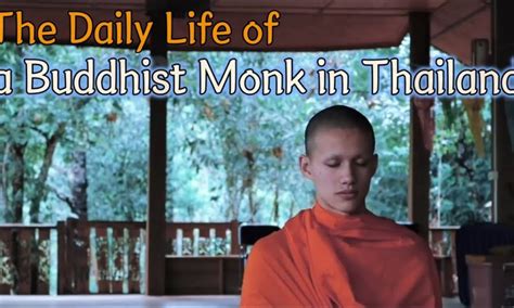 The Daily Life of a Buddhist Monk in Thailand (Daily Routine) - AudioBuddha