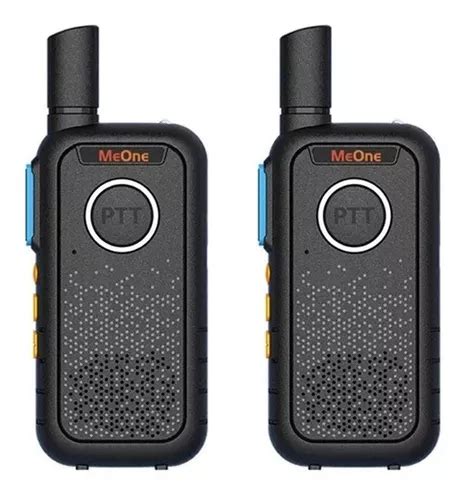 Mini Walkie Talkie Ultrafino Para Propriedades Externas 2 Unidades