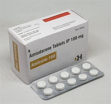 Amitrone 100mg Tablet At ₹ 580box Amiodarone Tablet In Surat Id