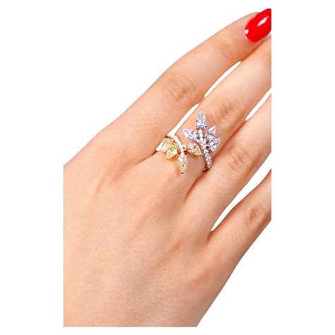 Fancy Yellow Pear Shape Yellow Diamond Ring For Sale At Stdibs