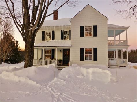 For The Love Of A House The Farmhouse In Snow Lots Of Snow