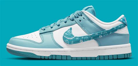Nike Sb Dunk Low Paisley Celeste Ubicaciondepersonascdmxgobmx