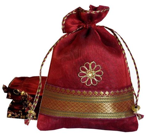 Drawstring Wedding Embellished Potli Bag At Rs Piece In Vasai Virar