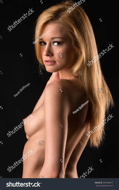 Pretty Slender Blonde Woman Nude On Stock Photo 200768477 Shutterstock
